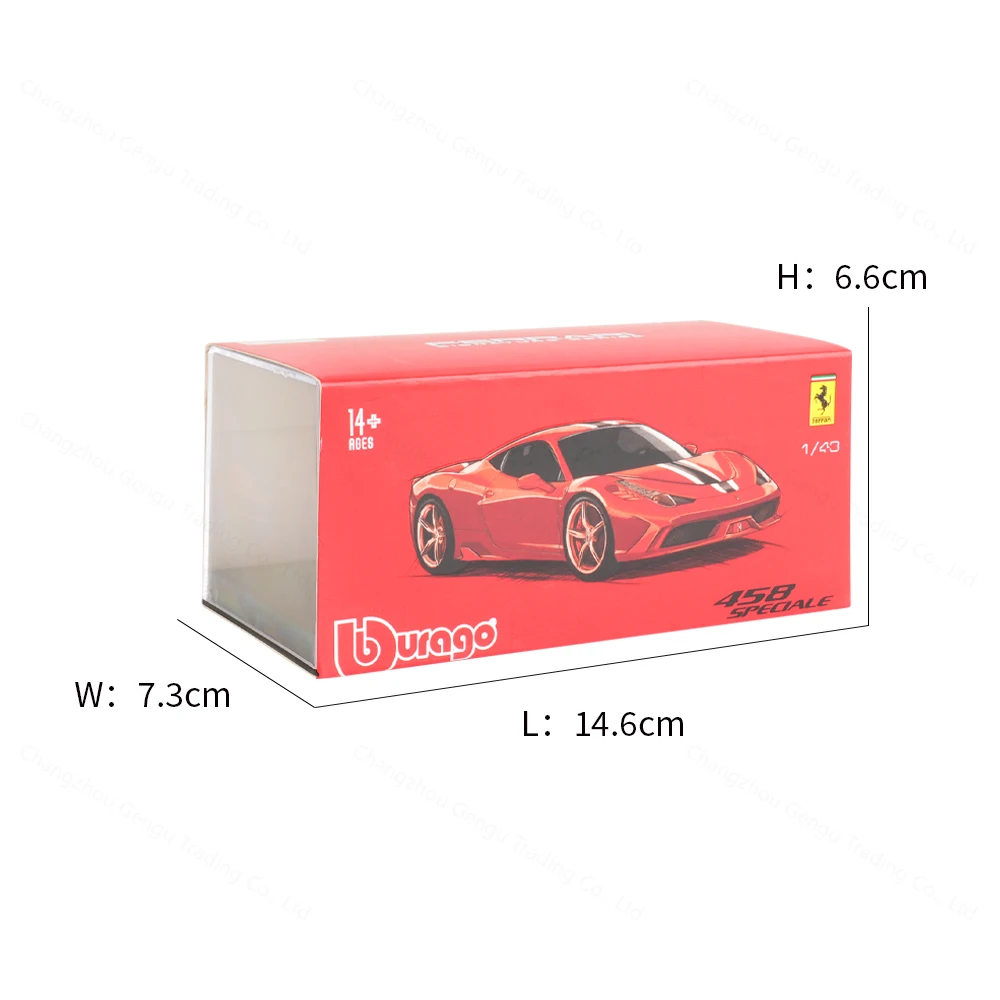 Bburago 1:43 Ferrari 458 Speciale Static Die Cast Vehicles Collectible Model Car Toys