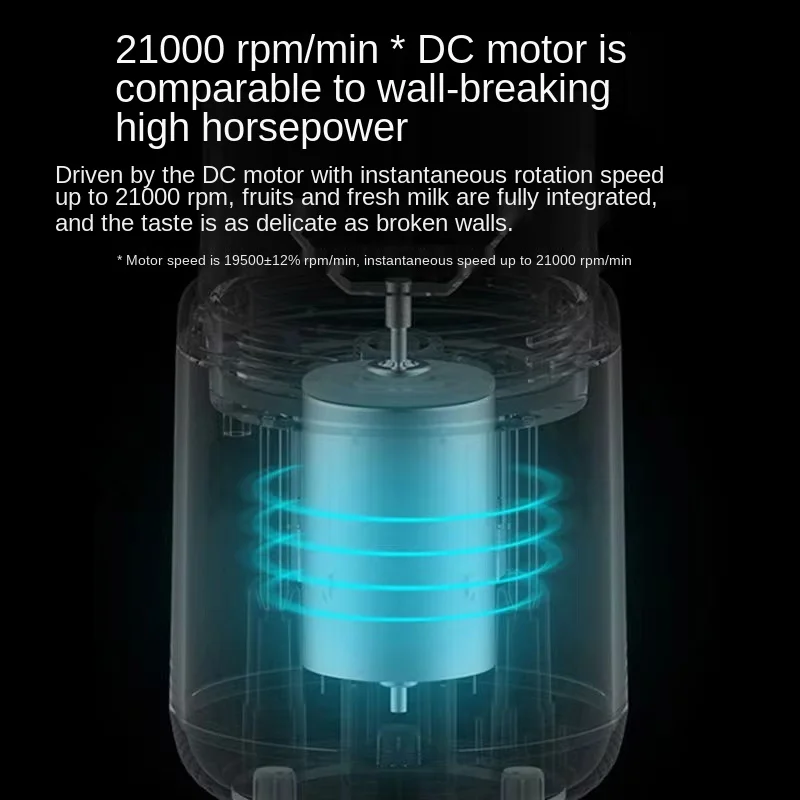 Licuadora portátil de zumo de frutas, minibotella eléctrica Personal de verano para el hogar, máquina exprimidora de 6 cuchillas, taza para Cocina