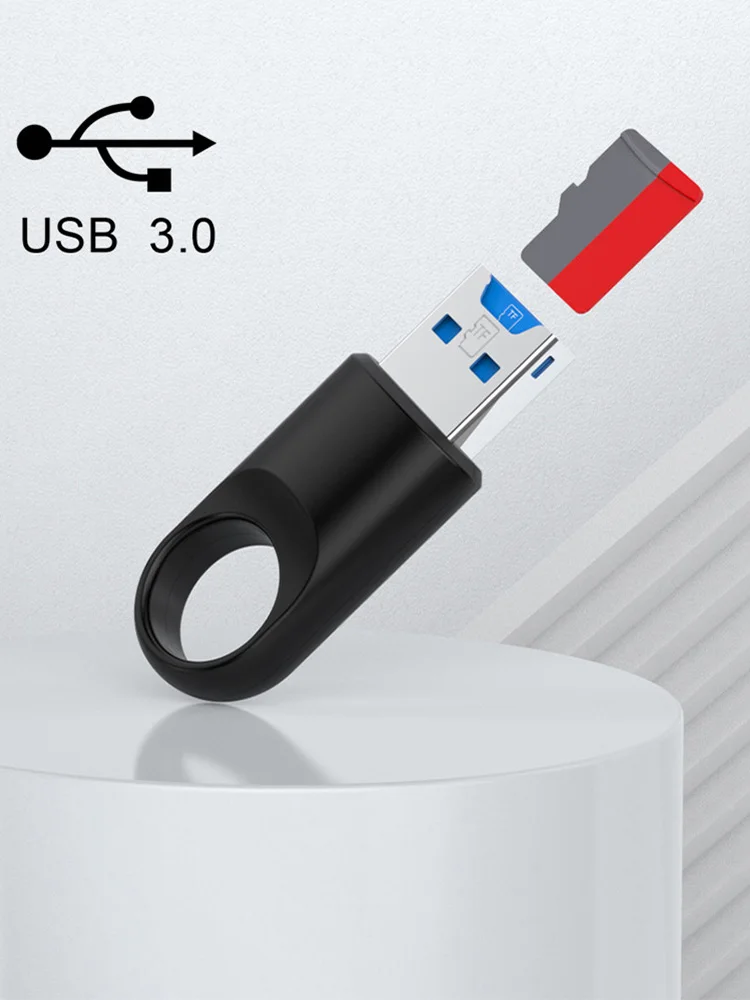High Speed USB 3.0 Memory Card Reader Adapter for PC Laptop Smartphone and Driving Recorder High Efficiency Data Transfer