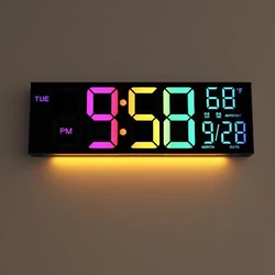 Digital Wall Clock Large Display 16.2