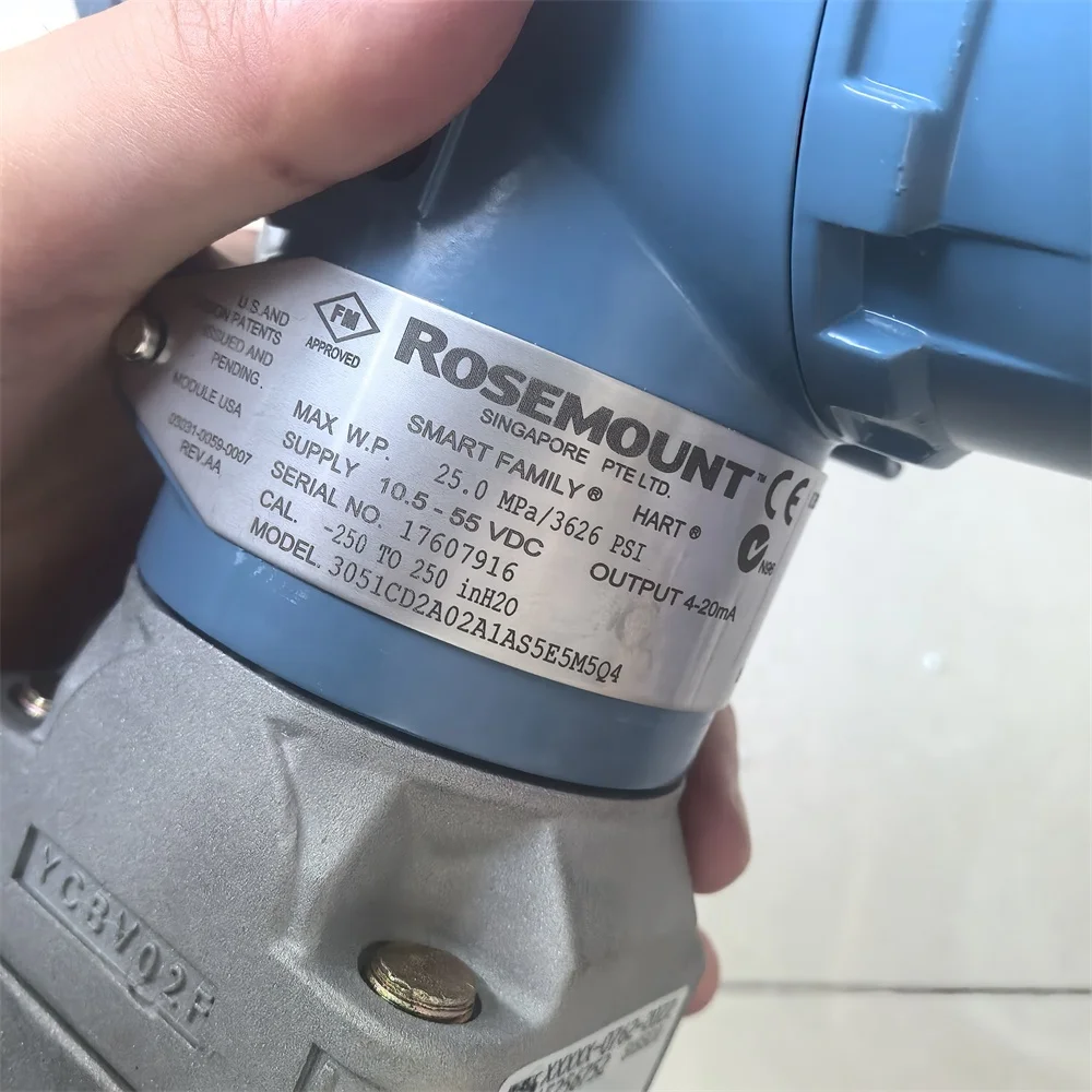 New Rosemounts 3051 4-20 MA HART In-Line Pressure Transmitter 3051CD2A02A1AS5E5M5Q4