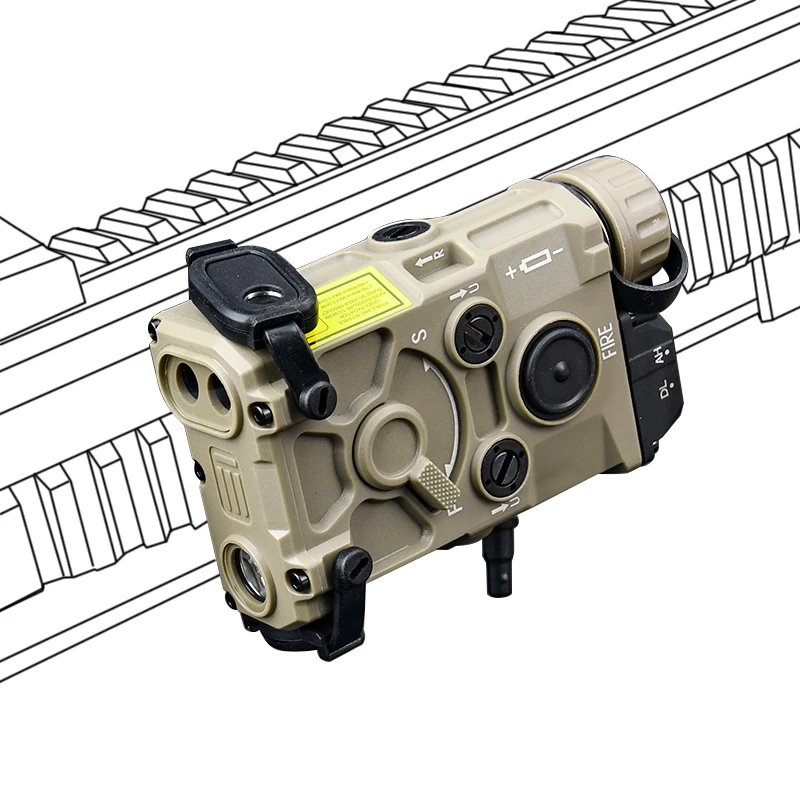 وادسن OGL Eeote التكتيكية مضيا وظيفة كاملة أحمر أخضر أزرق نقطة تهدف الليزر مؤشر الأشعة تحت الحمراء ستروب كشاف ضوء الادسنس الصيد #6