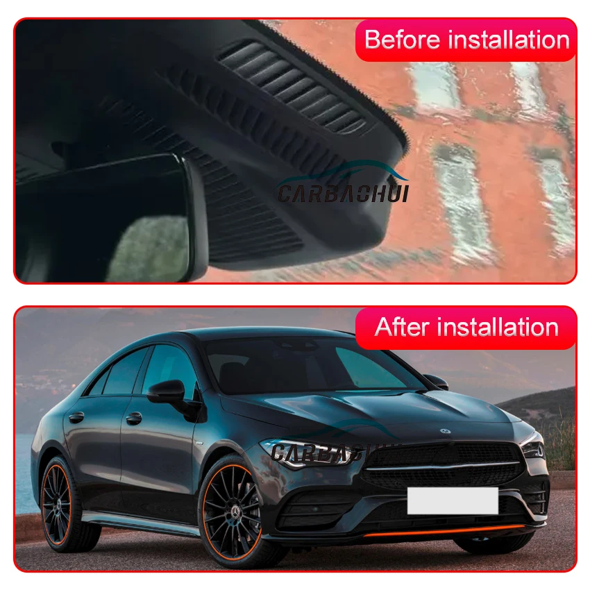Dashcam For Mercedes-Benz A class w177 A220L 2019 2020 For MB cla 250e 2022 Plug and play Dash Cam for Car Camera DVR