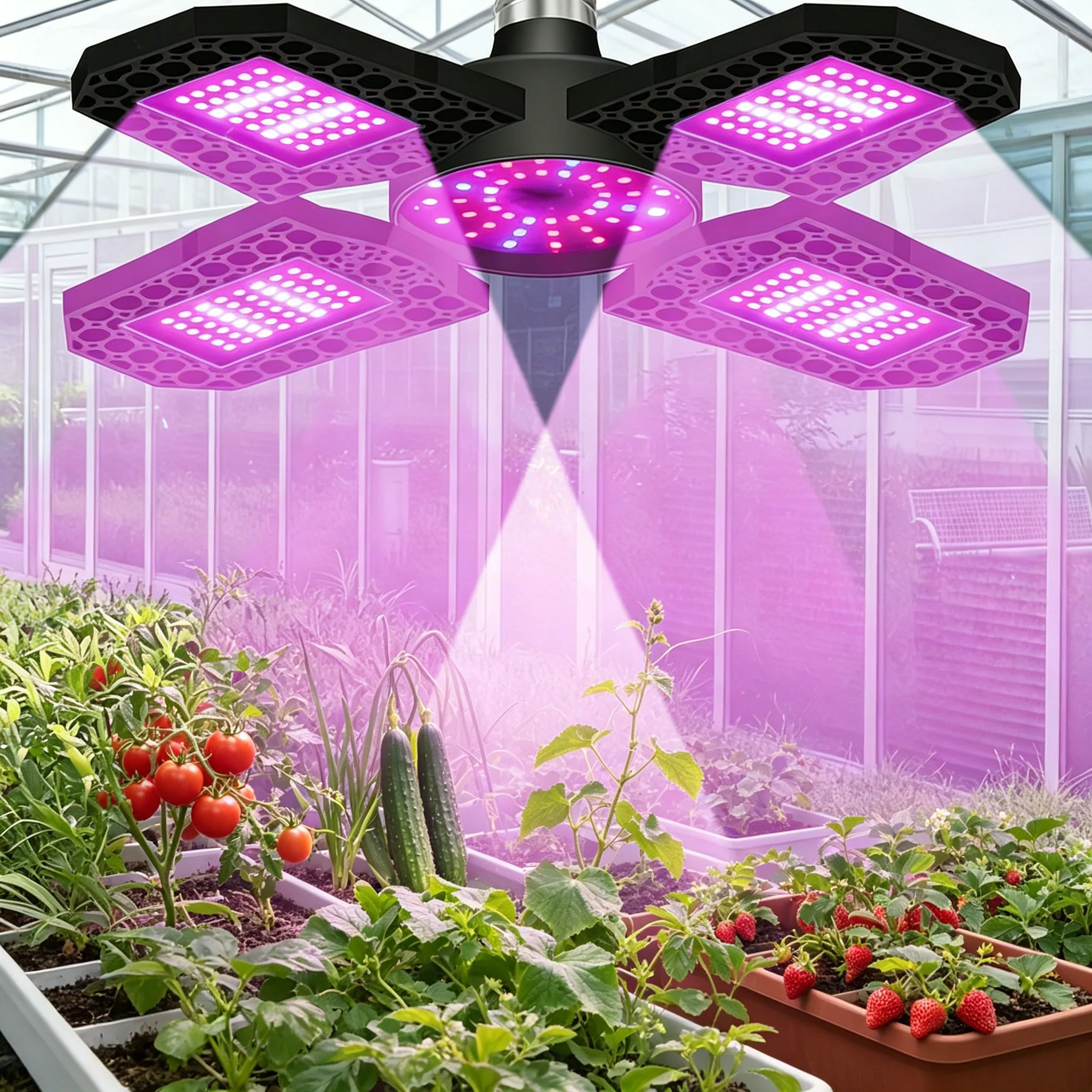 

Full Spectrum 300W LED Plant Grow Light Bulb E27/E26 Hydroponic Growing Lamp Growth Box Seeds Cultivation Light Bulbs Deformable