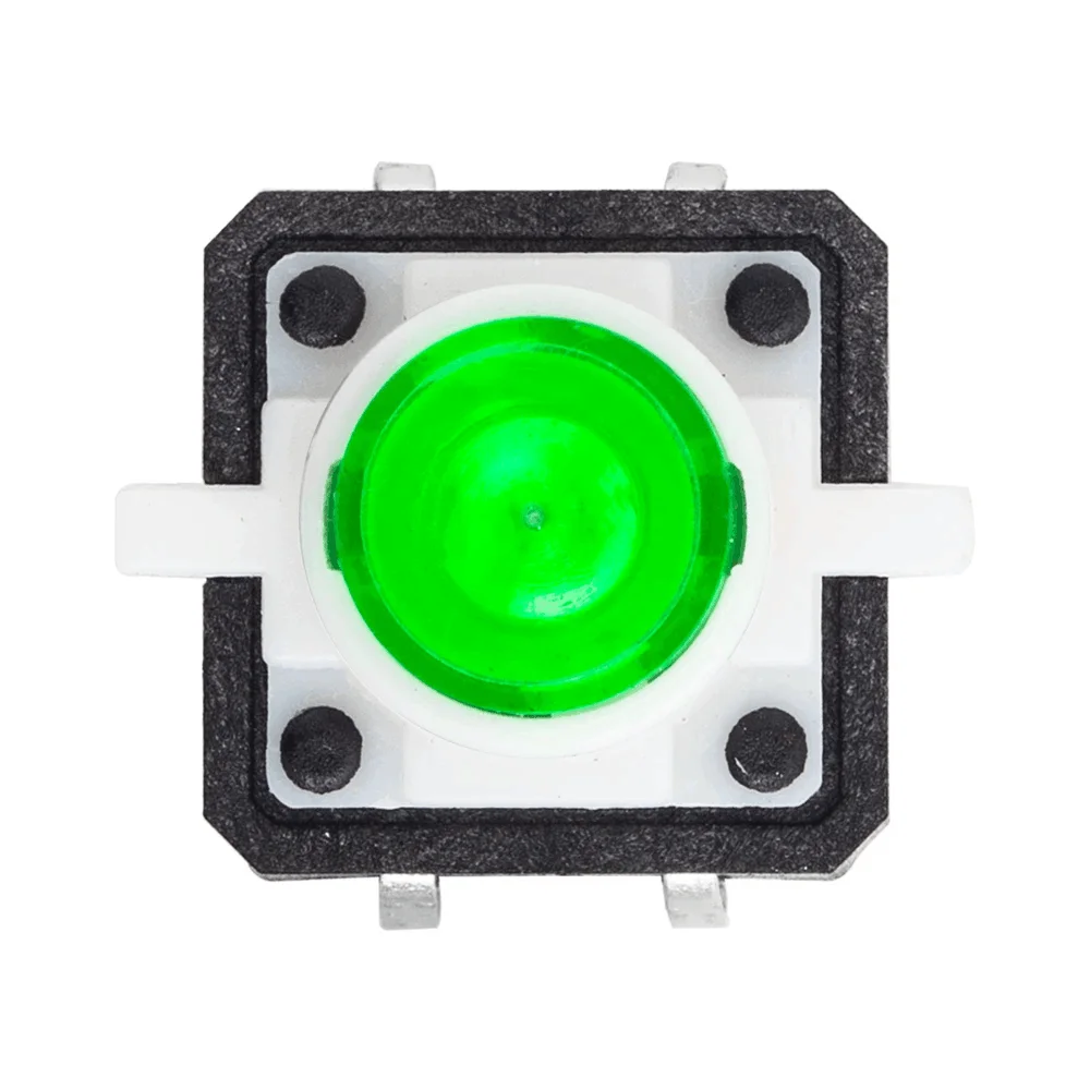 Heschen Interrupteur à bouton-poussoir carré de 16mm, type m