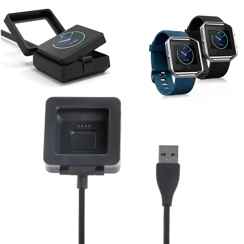 Cable de carga rápida USB, cargador de repuesto para Fitbit Blaze, reloj inteligente, Fitness