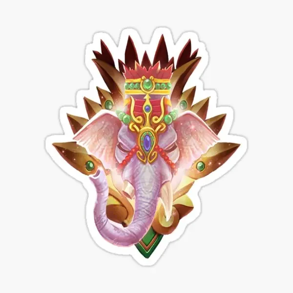 Ganesha India Buddhism Sticker for Camper Wall Truck Bicycle Van Table Room Helmet Off-road Car Decal Accessories Customizable