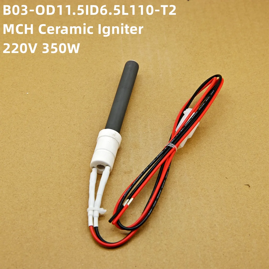 

Ceramic Igniter 220V 350W wood pellet oven Ignition rod, biofuel heater fast Ignition energy saving, high efficiency