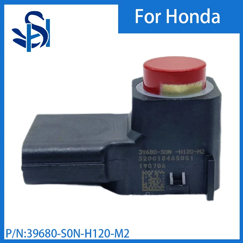 39680-S0N-H120-M2 PDC Parking Sensor Radar Color Red For Honda