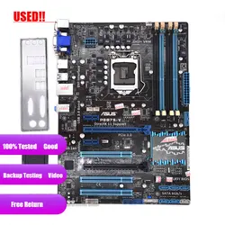 Asus-placa base de escritorio P8B75-V, Intel B75 Socket LGA 1155 i3 i5 i7 DDR3 32G SATA3 USB3.0