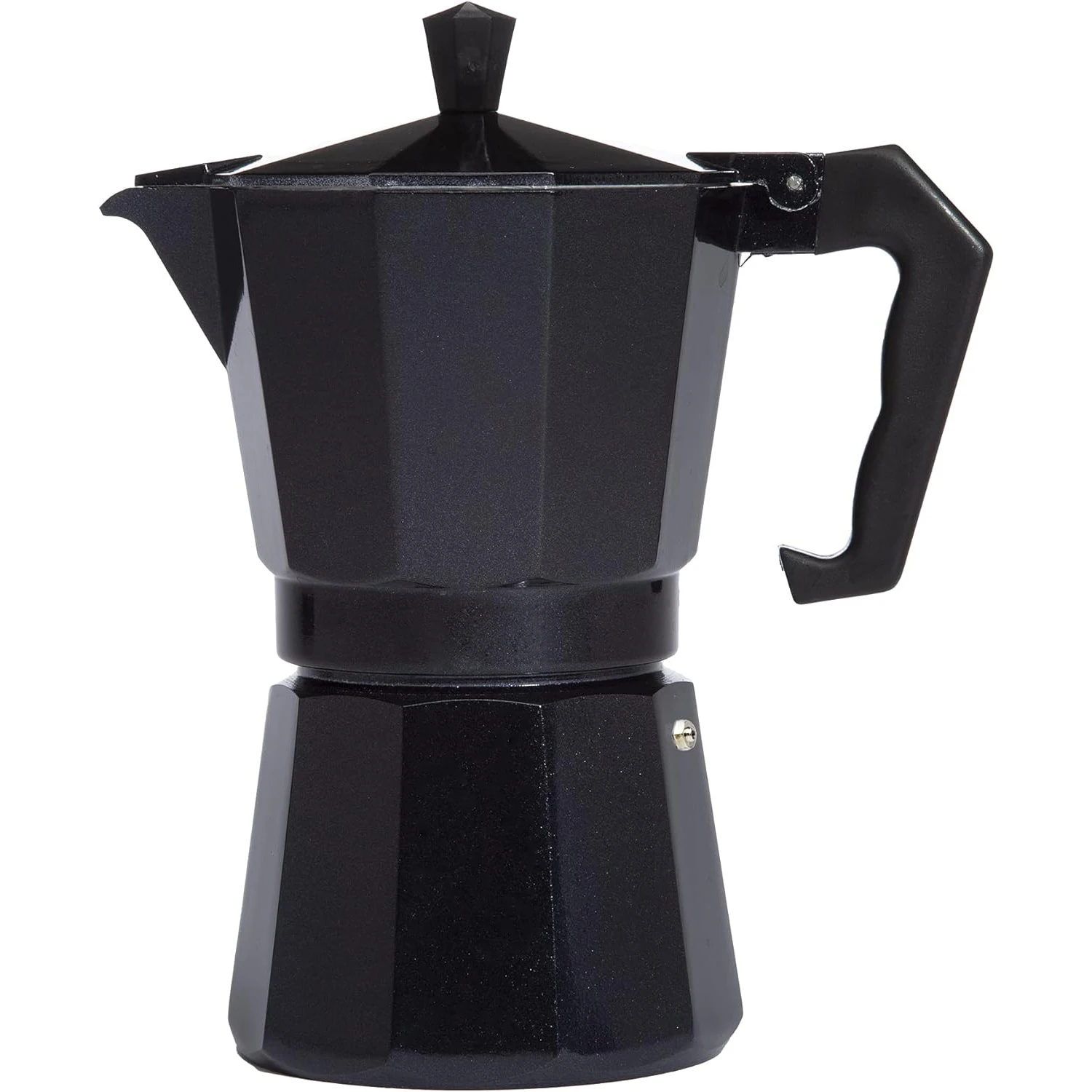 Klassische Espresso- und Kaffeemaschine für 3 Tassen/6 Tassen/9 Tassen, Moka-Kanne für italienisches und kubanisches Café-Brühen, Greca-Kaffeemaschine