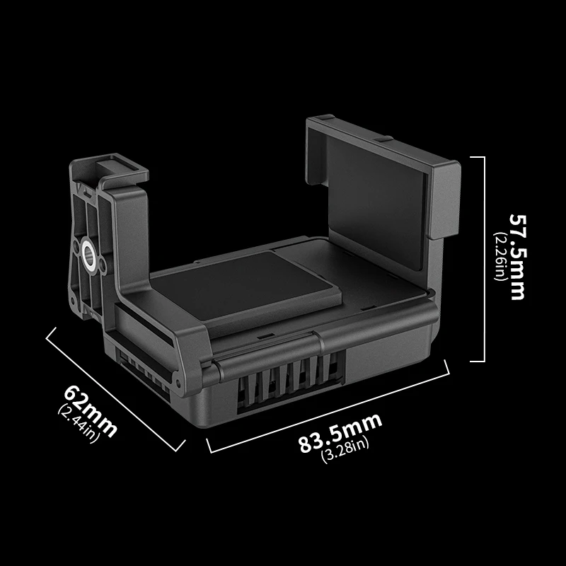 Kühlradiator für DJI Osmo Action 5 Pro/Action 4/3 Kamera-Zubehör, Ice Core Kühlventilator, 3-Gang-Einstellung mit Cold Shoe – Detail 16