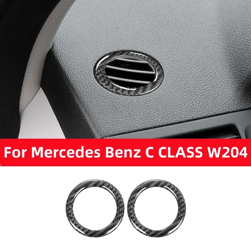 

For Mercedes Benz C CLASS W204 2007-2010 Car Dashboard Defrosting Vent Air Conditioning Outlet Trim Sticker Interior Accessories