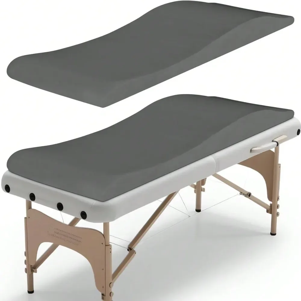 

Lash Bed Topper,SalonGrade Lash Bed Cover HighDensity Foam Massage Mattress With Ergonomic Curved Design 70.8 X 23.6 Waterproof