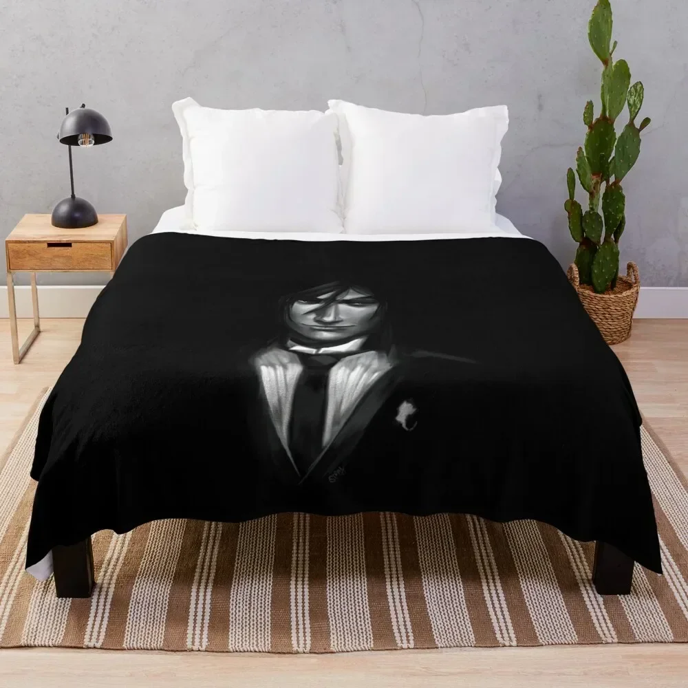 

Sebastian Michaelis I Throw Blanket Cozy Sofa Blanket for TV Watching Napping