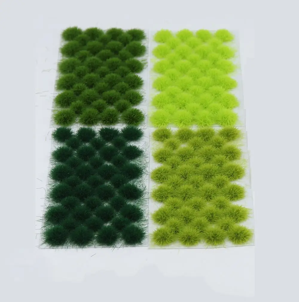 Césped Artificial estático de 39 piezas y 5mm, micropaisaje de Wargame, modelo de paisaje, modelado de terreno, ferrocarril, césped salvaje