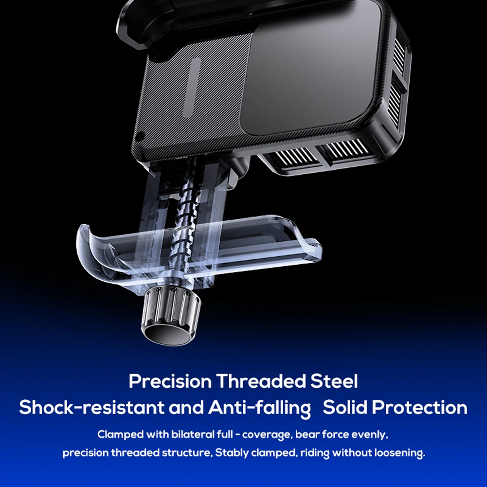 

Охлаждающее крепление для телефона на мотоцикле, антивибрационный держатель для телефона на велосипеде, держатель для мобильного телефона на мотоцикле, велосипеда, скутера