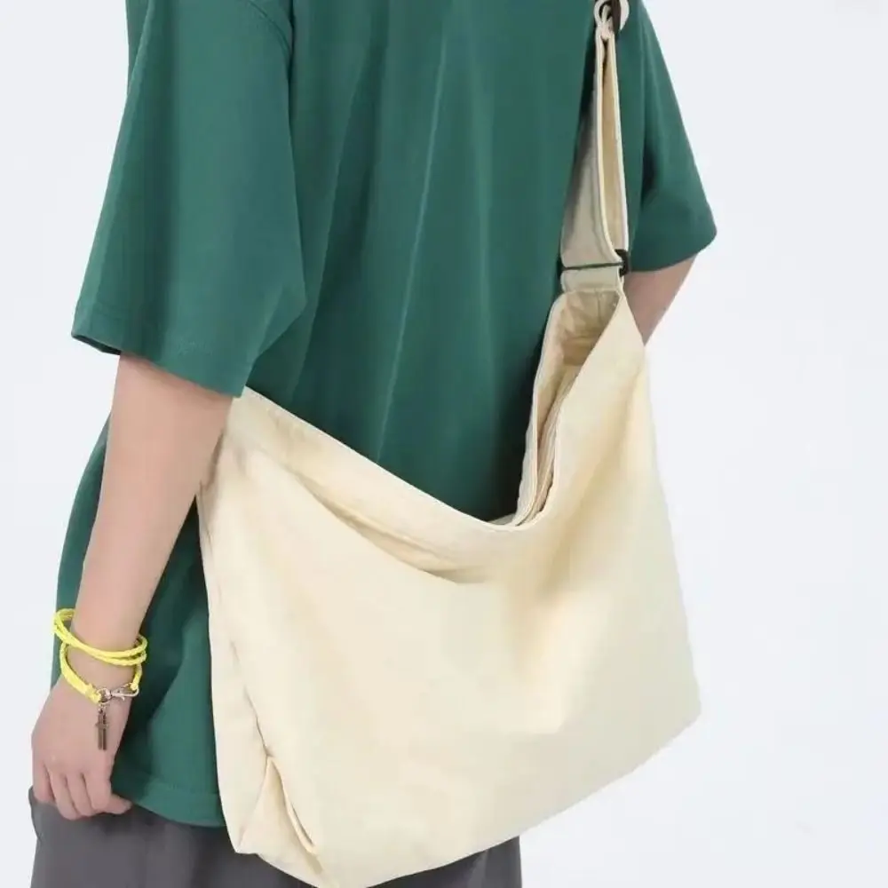 

Korean Canvas Shoulder Bag Large Capacity Multi-purpose Messenger Bag Travel Tote Bag Student School Bag