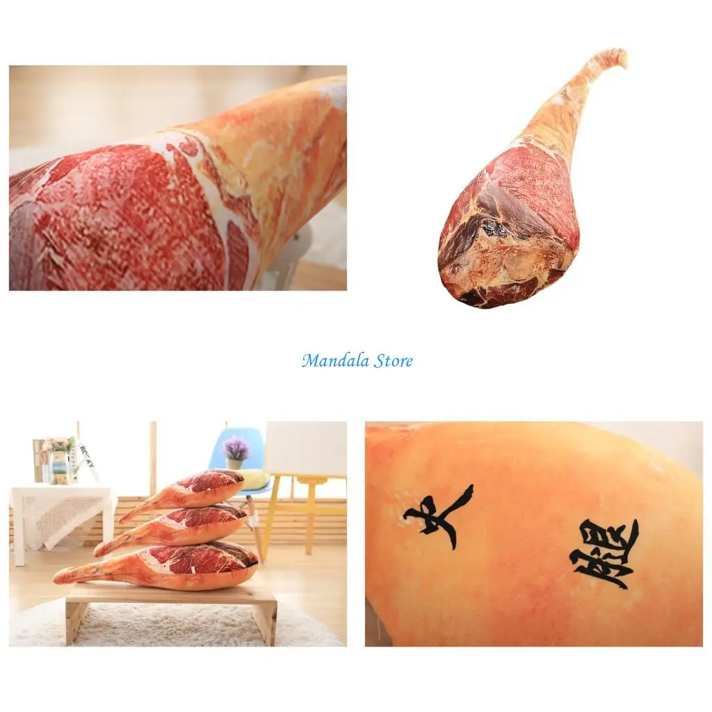 U2JC Funny Hams Stuffing Animal Soft PP Cotton Filled Novelty Decors Item
