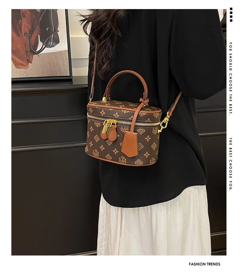 

Модная женская сумка-ведро — элегантная мини-сумочка премиум-класса, универсальная сумка через плечо и с верхней ручкой для повседневного использования и вечеринок