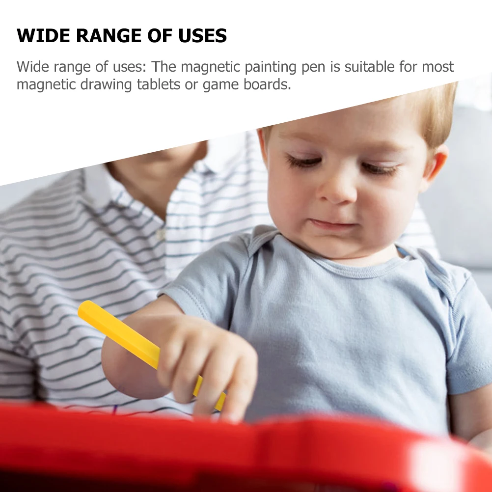 

4pcs Magnetic Drawing Pens Replacement Stylus Plastic Child Writing Board Pen Painting Suitable Tablets Game Boards