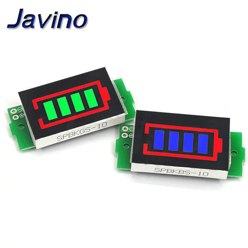 1/10/20 sztuk 1-8S pojedynczy moduł wskaźnika pojemności baterii litowej 3.7V 4.2V wyświetlacz Tester mocy akumulatora pojazdu elektrycznego Li-ion — zdjęcie 3