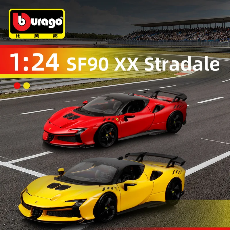 

Bburago Alloy Car Model For Collector 1:24 Ferrari SF90XX Sports Car Simulation Cars Model Toy Car Model Wholesale Ornament