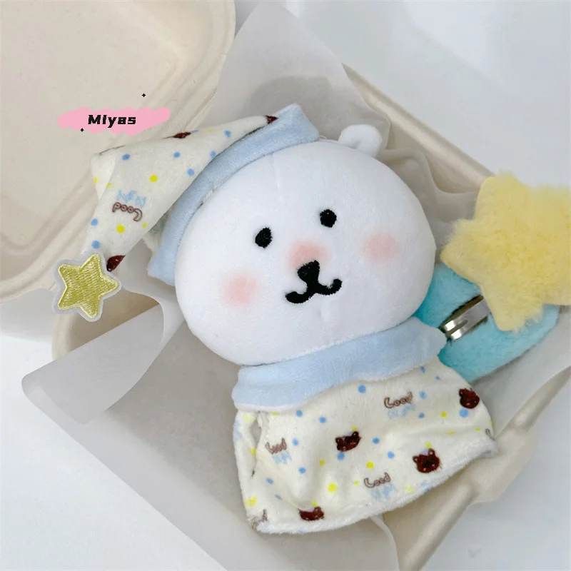 Cotton Doll Dress Clothes Set for 10-13cm Dolls - Joke Bears Cute Hat & Headband Changing Toy Doll Accessories