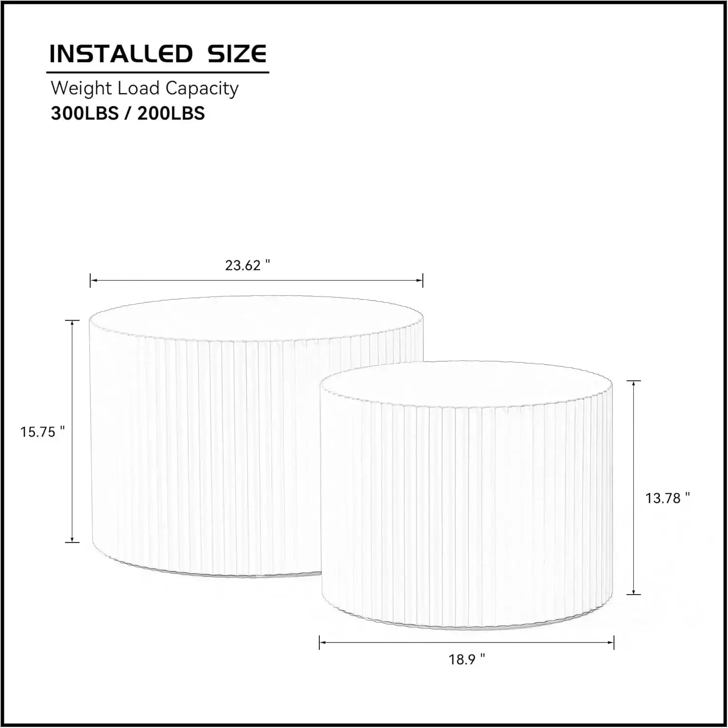 

Черный круглый журнальный столик, комплект из 2 штук, для гостиной, современные деревянные приставные столики, акцентные столики для квартиры (черный-розовый (горячая распродажа))