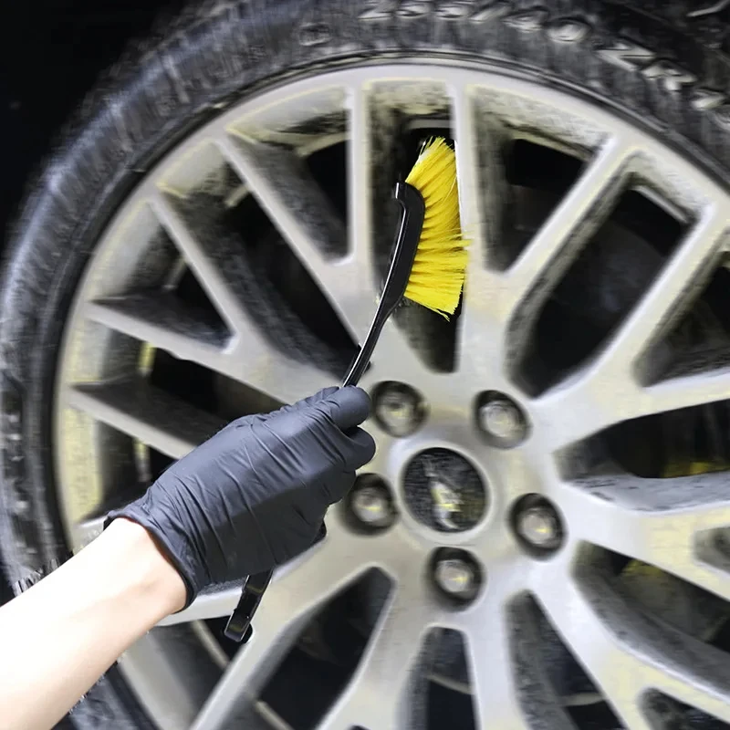 Car Tire Wheel Rim Cleaning Brush Detailing Brushes Wash Towel Universal Wheel Tire Cleaning Tools Auto Accessories