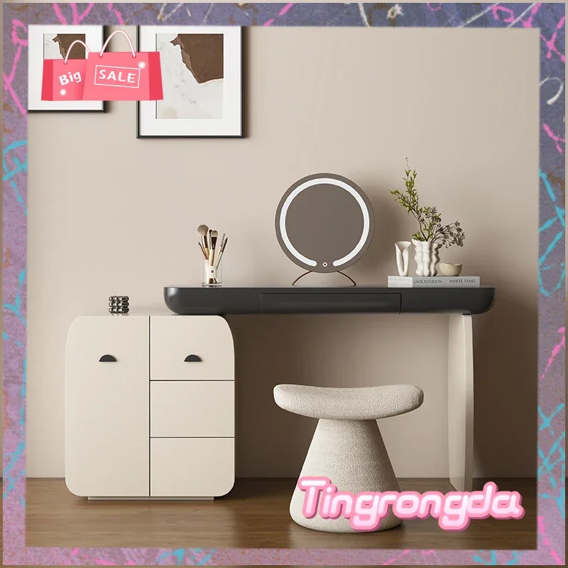 Y  Storage Dresser Drawers Aesthetic Luxury Wood Girls Makeup Table Sets Bedroom