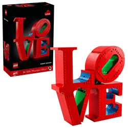 LEGO Art Love Collectible Building Set for Engagements, Valentine’s or Mother’s Day Couples Art and Design Lovers Gift 31214