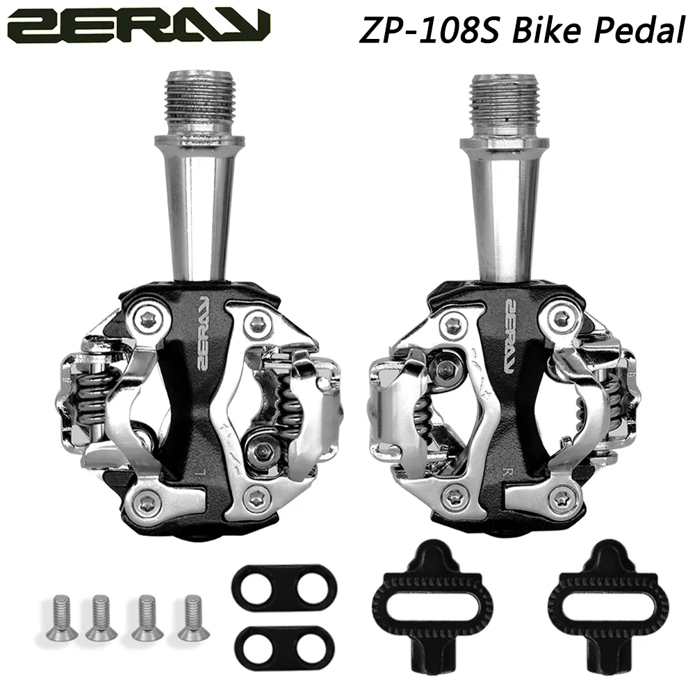 

ZERAY ZP-108S Self-locking Bicycle Pedals for MTB Bike Ultralight Sealed Bearing Pedal Clipless SPD Cycling Parts