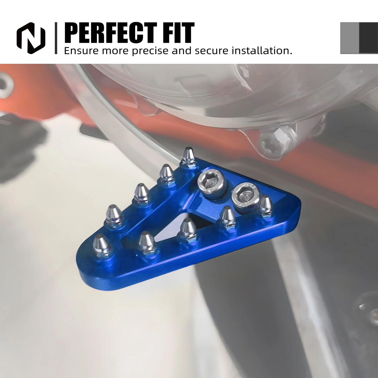 NICECNC Bremshebel-Endplatte für KTM EXC 300 2017-2026 EXC 250 EXCF 350 EXC 450 SX 125 SXF 250 SXF 450 XCW 300 XCF 350 – Detail 5