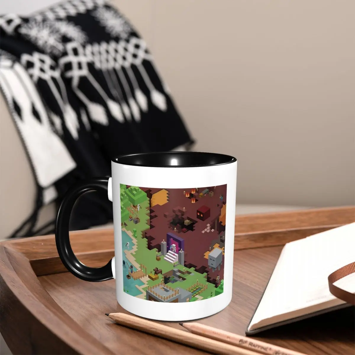 Exploring New Worlds Mug Funny Ceramic Coffee Cups Tea Mugs Milk Cup Drinkware Gifts for Woman Man