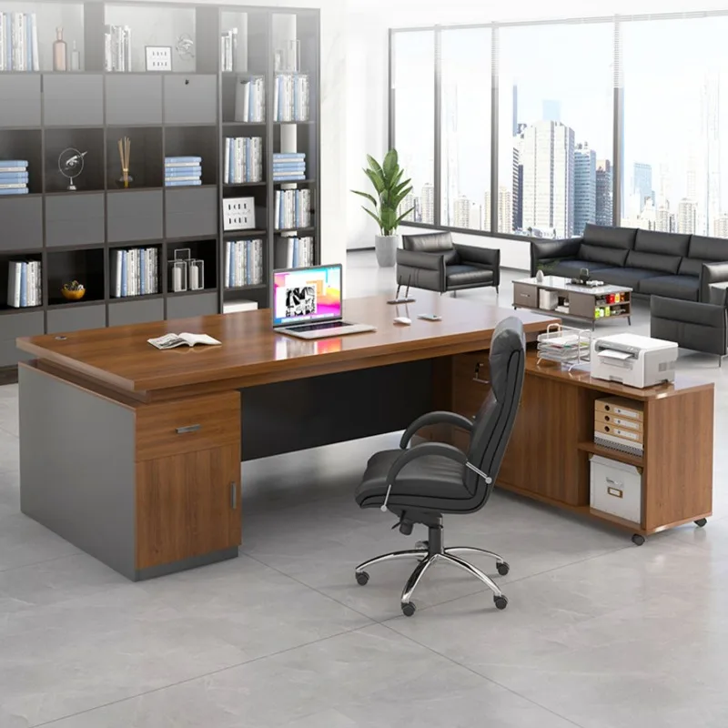 

Standing Accessories Office Desks European Long Bedroom Vanity Computer Desk Art Secretary Mesa De Computador Theater Furniture