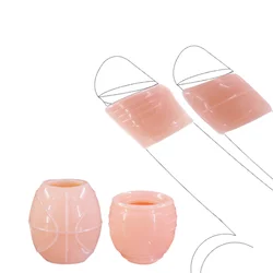 New 2PCS Foreskin Correction Penis Rings Delay Ejaculation Male Chastity Cage Cock Rings Cockring Sex Toys for Men