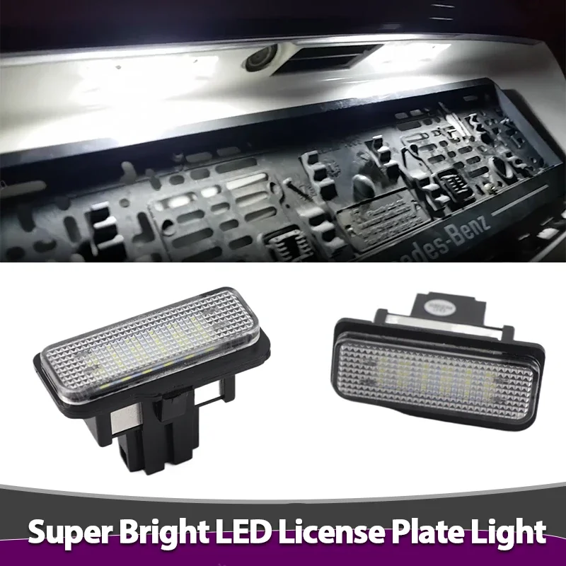 LED Number Plate Light Error Free License Lamp For Mercedes Benz E-Class W211 S211 CLS-Class W219 C-Class S203 SLK-Class R171