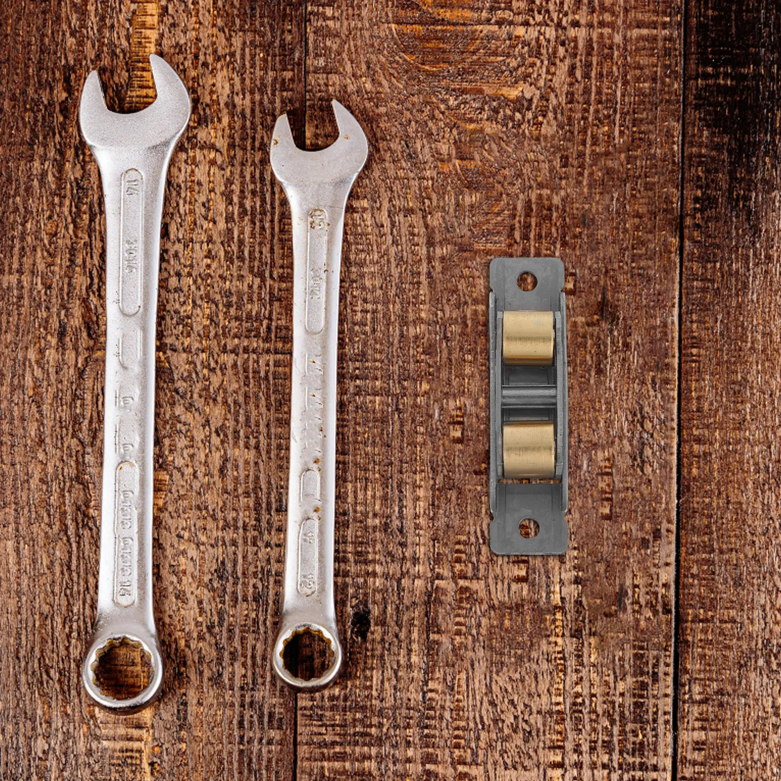 

Комплект из 2 роликов для раздвижных дверей и окон, сверхмощные металлические ролики с двойными подшипниками для стеклянных дверей, бесшумная и плавная работа, современный дизайн