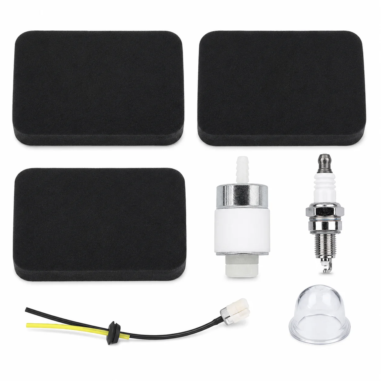 502844401 Tune Up Kit Air Filter Spark Plug Oil Filter Primer Bulb Kit For Husqvarna 150BT 150BF 350BT 350BF 560BFS 560BTS