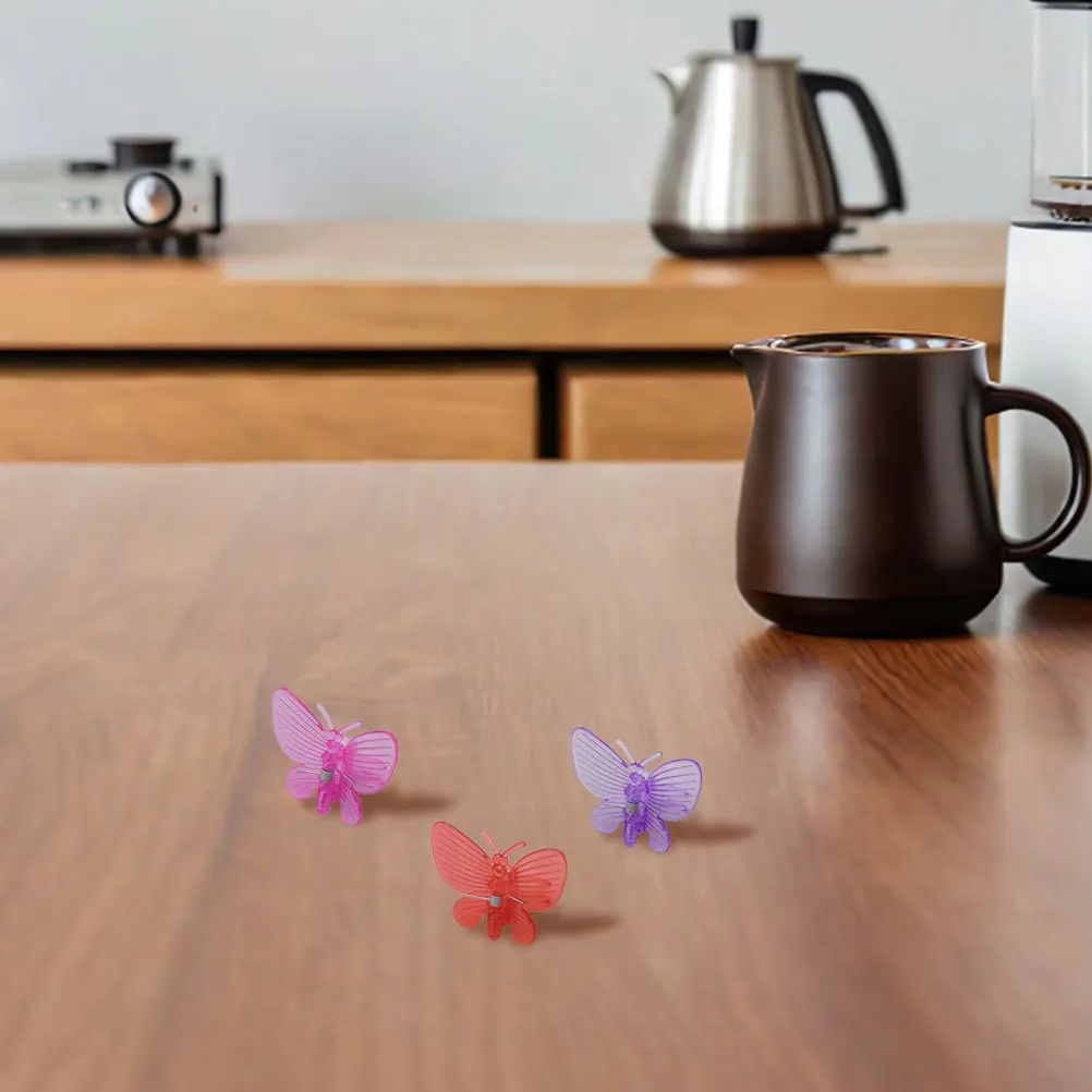 

80Pcs Transparent Orchid Clips Butterfly Stem Clamps 3.5cm Plant Support Clips for Garden Flowers Vines Vegetables
