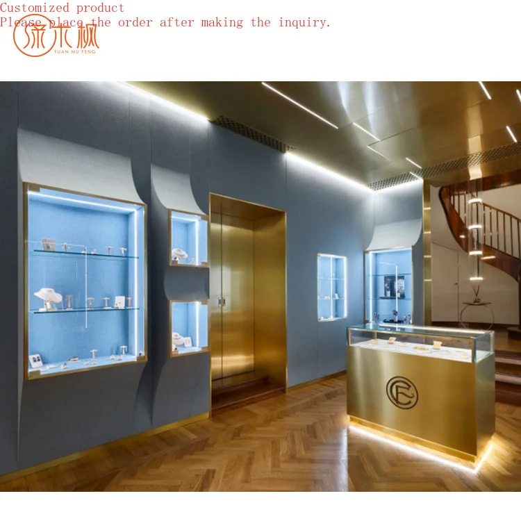 

Unique Premium Jewellery Showcase Display Accessories Exquisite Jewellery Shops Interior Design Images Maker