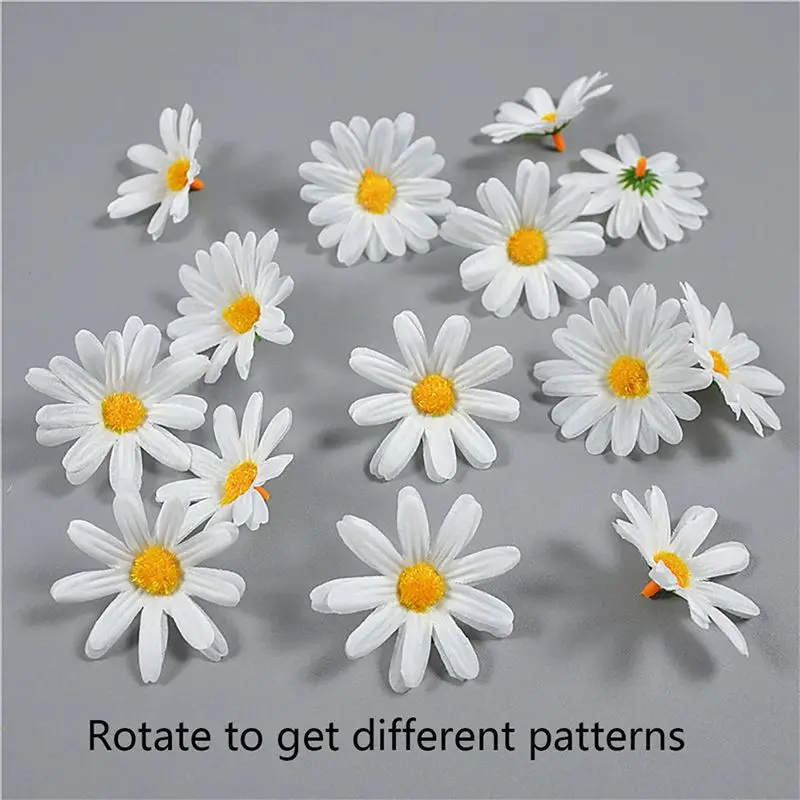 A76I-Colorful Daisy Sticks Metal Daisy Garden Stakes For Garden Yard Lawn Decoration (Daisy) Easy Install Easy To Use