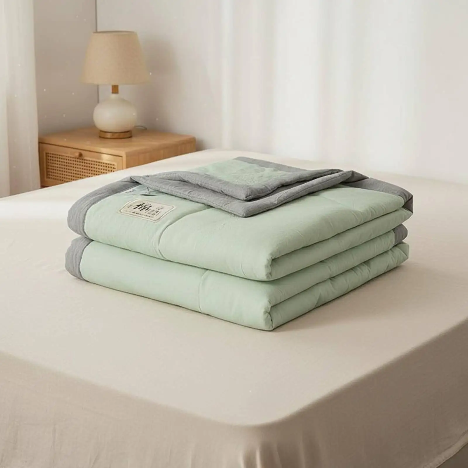 Pure Cotton Quilt Breathable Cotton Summer Blanket Soft and Skin Friendly