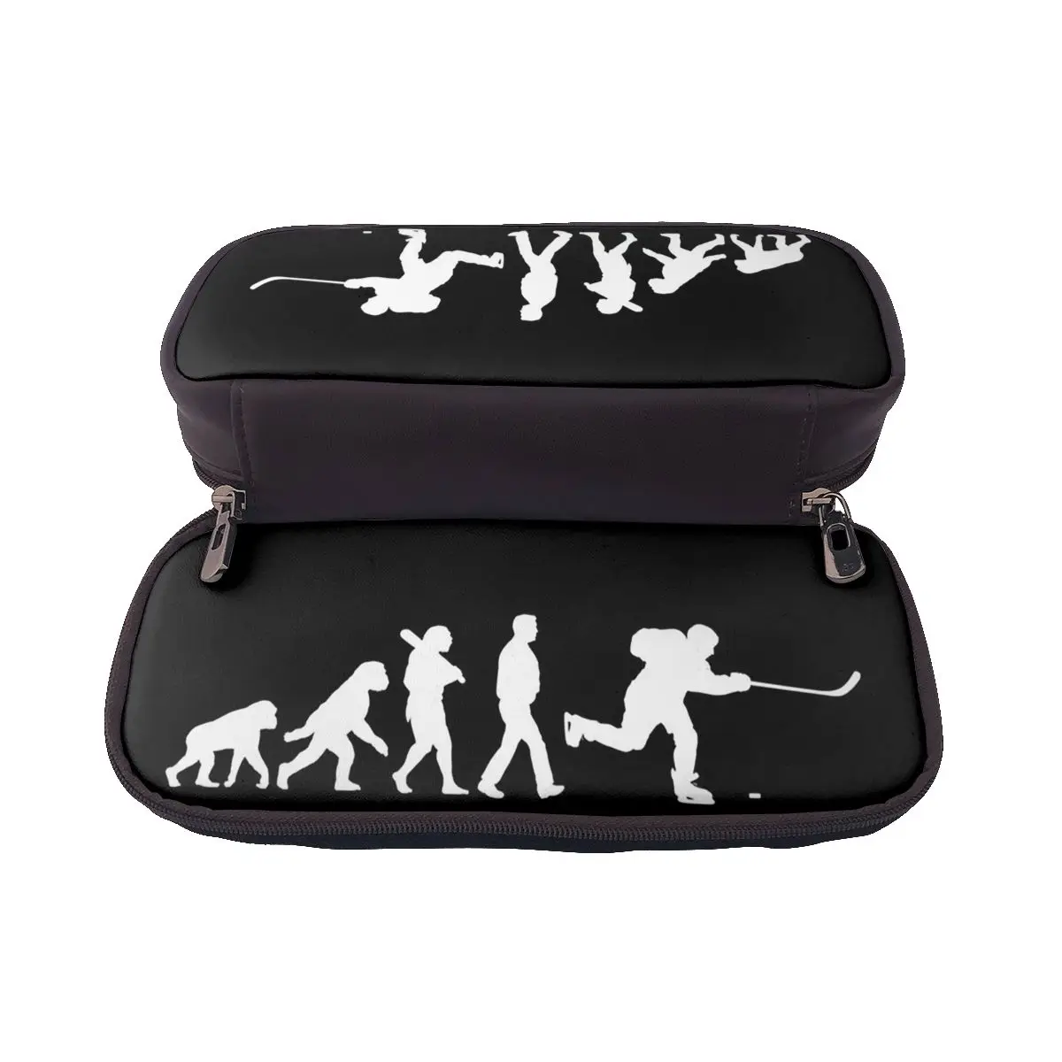 Evolution Hockey Leather Pencil Case for Boy Girl Gifts Pen Box Pencil Bag Stationery Supplies Pen Holder Bag
