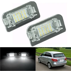 2 Stuks Auto Led Nummer Nummerplaat Verlichting Voor Mercedes Benz B-Klasse W246 W242 Canbus