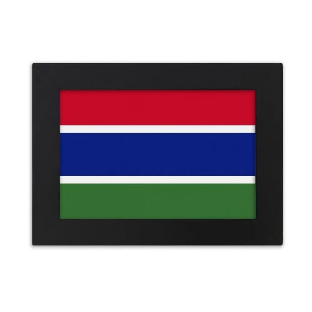 The Gambia National Flag Africa Country Desktop Photo Frame Ornaments Picture Art Painting