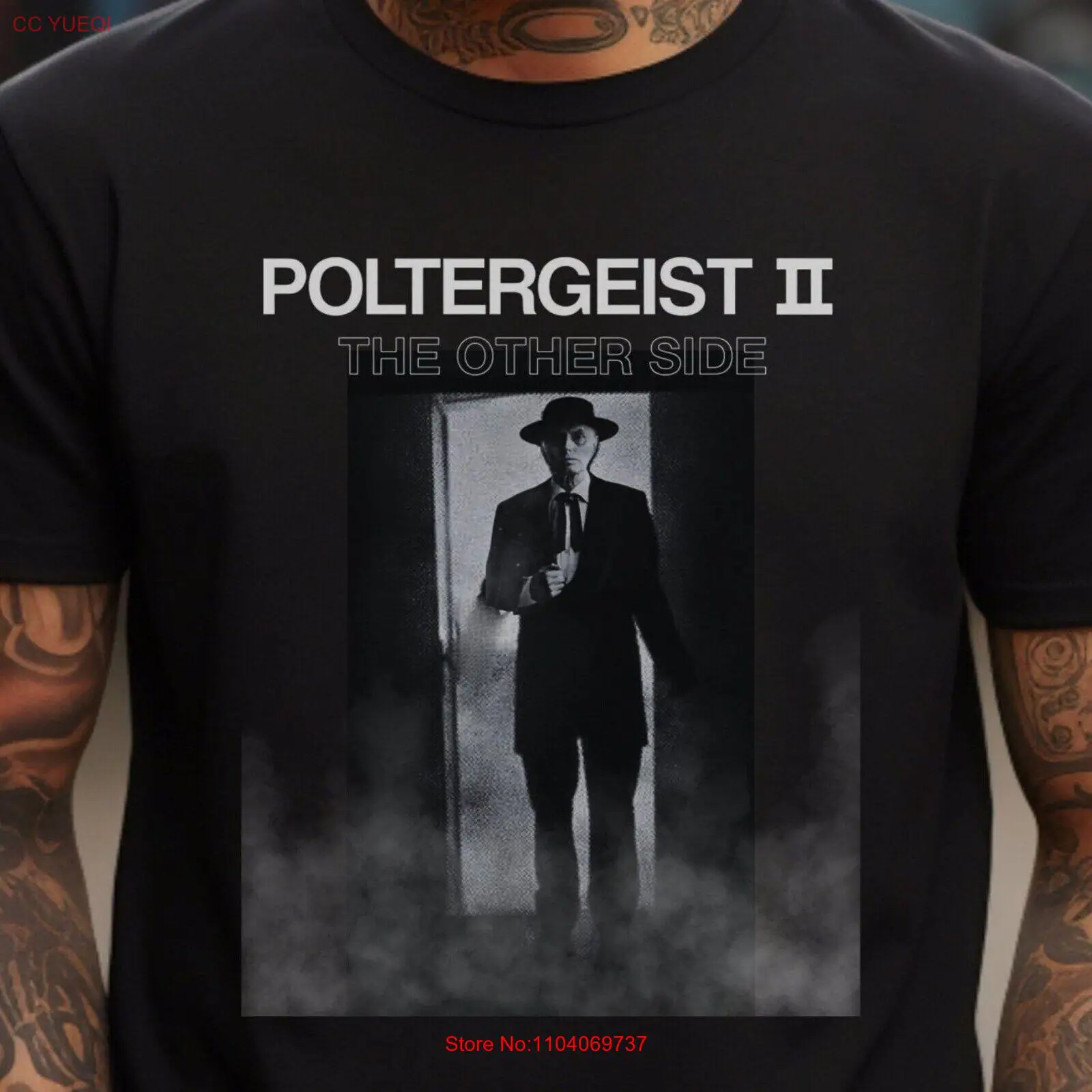 POLTERGEIST 2 Two Tshirt T-shirt T shirt Vintage Aesthetic Movie Tee 1980s Horro