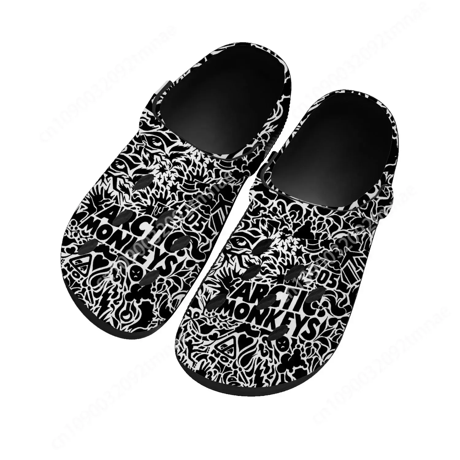 

Arctic Monkeys Rock Band Pop Home Clogs Custom Water Shoes Mens Womens Teenager Shoe Garden Clog Breathable Beach Hole Slippers