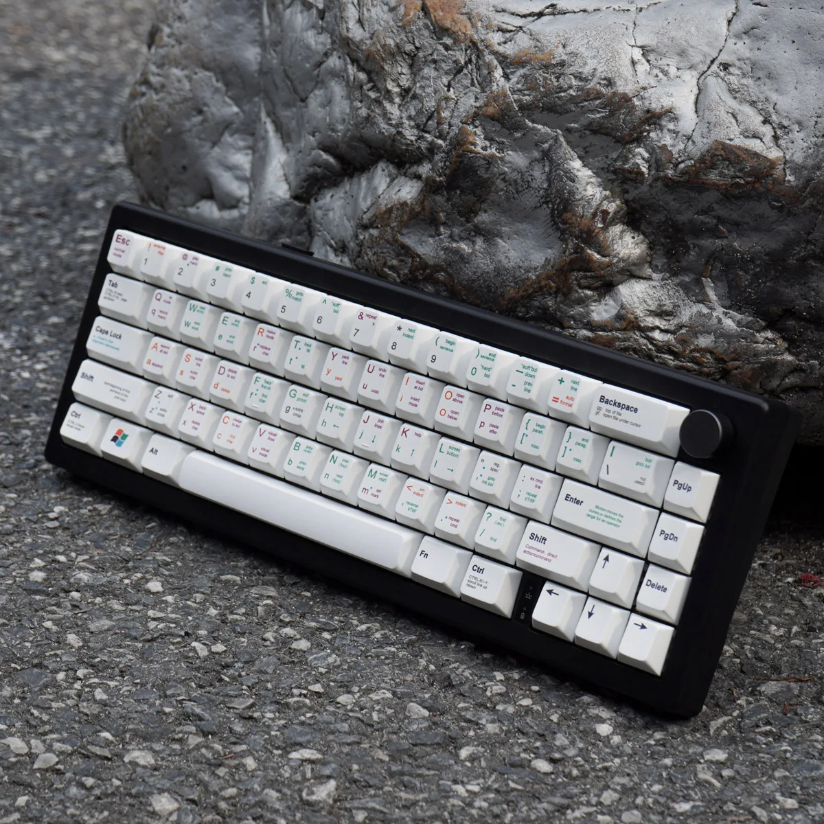 1 Set White Programmer Key Caps For Customized Mechanical Keyboard PBT Dye Sublimation Keycaps Cherry Profile Lightproof Keycap